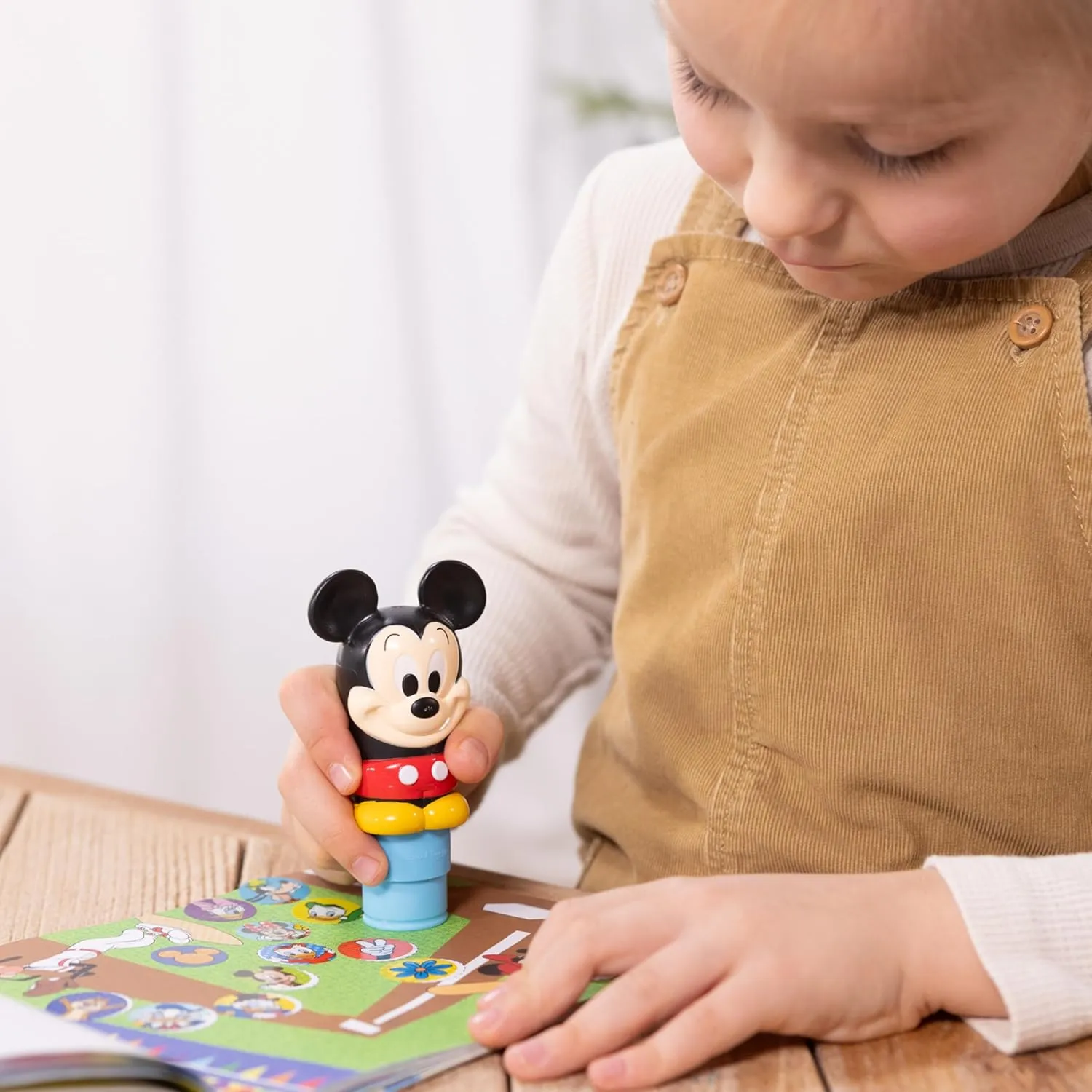 Melissa & Doug Sticker Wow!™ Disney Mickey Mouse Bundle: 24-Page Activity Pad, Stamper, 500 Stickers, Mini Pad, Arts and Crafts Fidget Toy Collectible Character