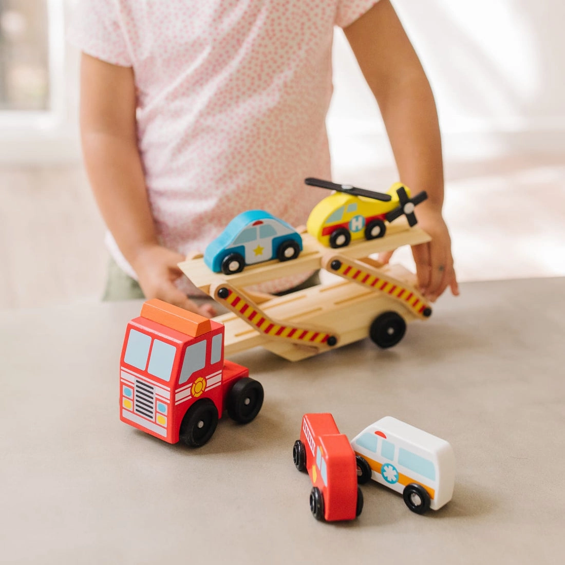 Melissa & Doug Emergency Vehicle Carrier