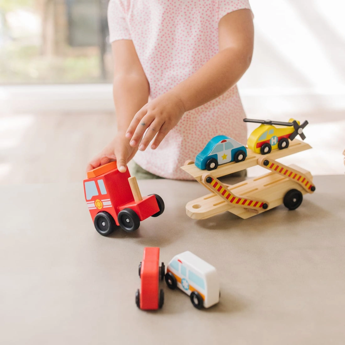 Melissa & Doug Emergency Vehicle Carrier