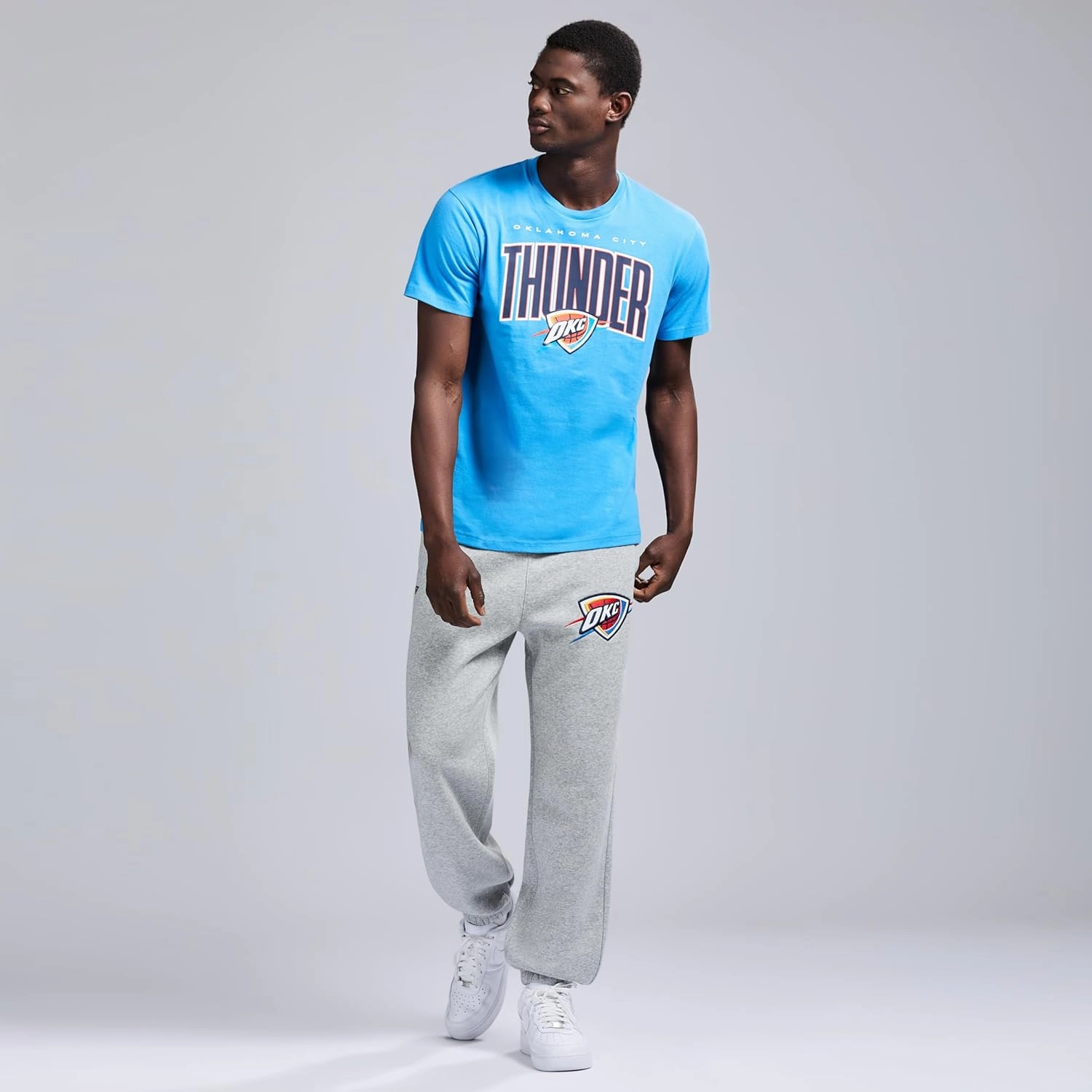 Men's X NBA Officially Licensed Graphic Short Sleeve Lightweight Classic Crew Neck Cotton T-Shirt