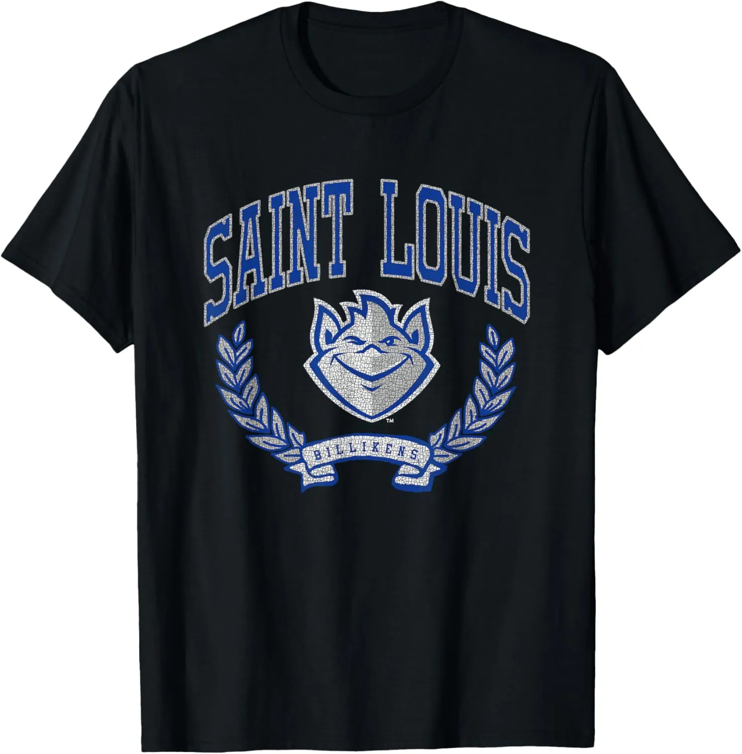 Men's Saint Louis Billikens Basketball NCAA T-Shirt, Black, Small