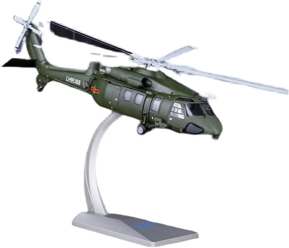 Metal Aircraft Model Diecast 1/72 Scale for Helicopter Z20 Airplane Alloy Desktop Static Decoration Aircraft Aviation Enthusiasts
