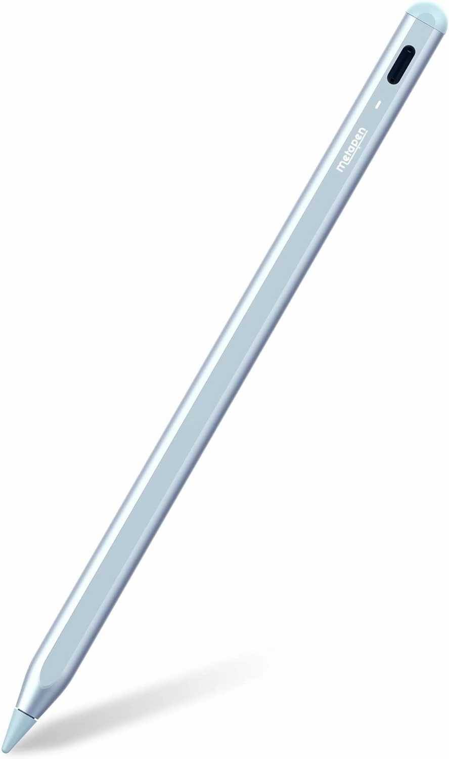 Metapen Pencil A8 for Apple iPad 2018-2025, (2X Faster Charge), Tilt Sensitivity, Pixel Precision, Stylus Pen for iPad 11/10/9/8/7/6th Gen, Pro 12.9/11/13-inch M4, Air 3/4/5/M2/M3, Mini 5/6th, Blue