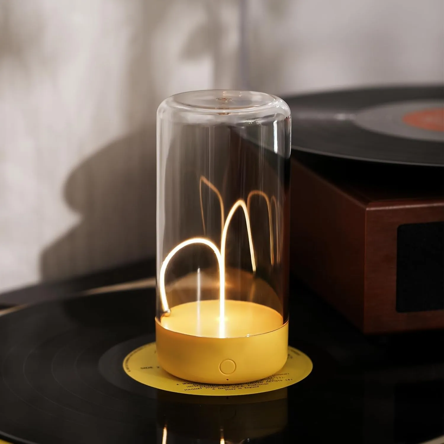 Mini Minimalist Table Lamp Cordless LED Desk Lamp Rechargeable Modern Night Lights Portable Nightstand Lamps Unique Ambient Light Mood Lighting for Bedroom, Beside, Nursery