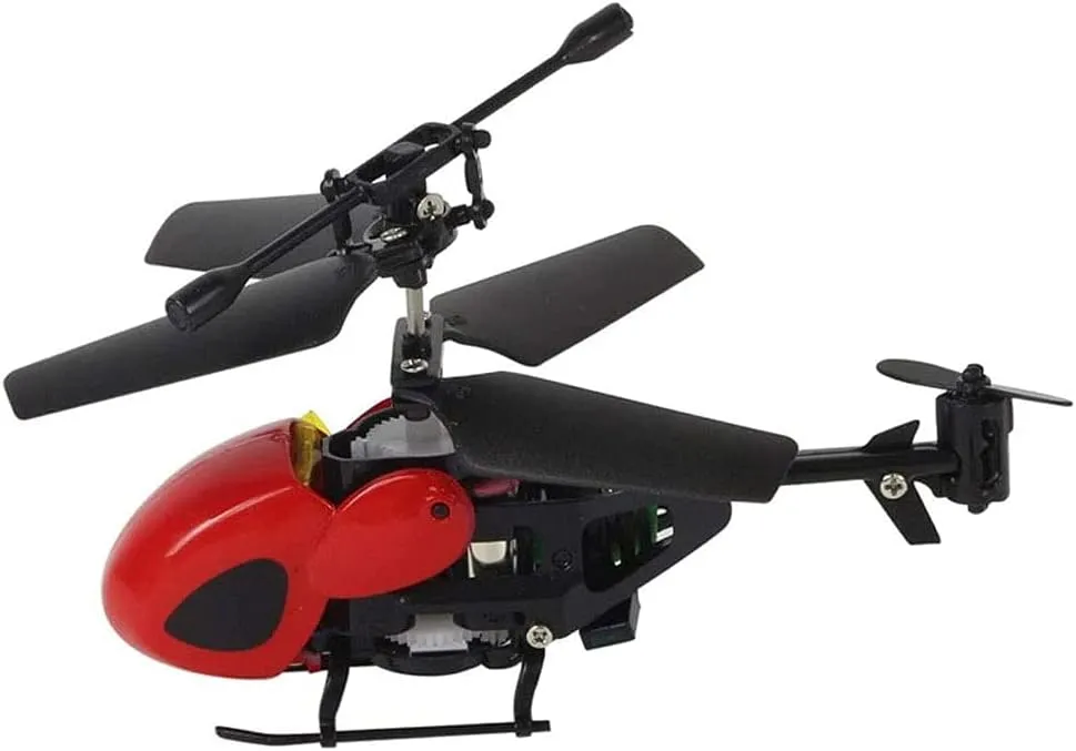 Mini RC Aircraft 2 Channel Remote Control Aircraft Electric Remote Control Helicopter Airplane Model Crash Resistant Boy Toy Airplane Gifts for Children and Adults