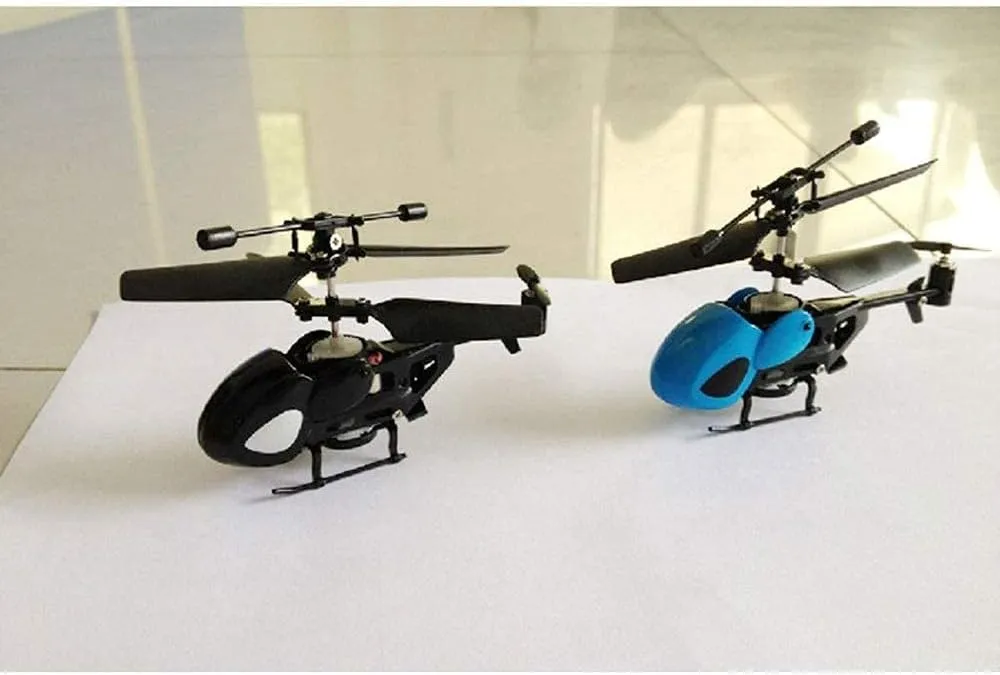 Mini RC Aircraft 2 Channel Remote Control Aircraft Electric Remote Control Helicopter Airplane Model Crash Resistant Boy Toy Airplane Gifts for Children and Adults