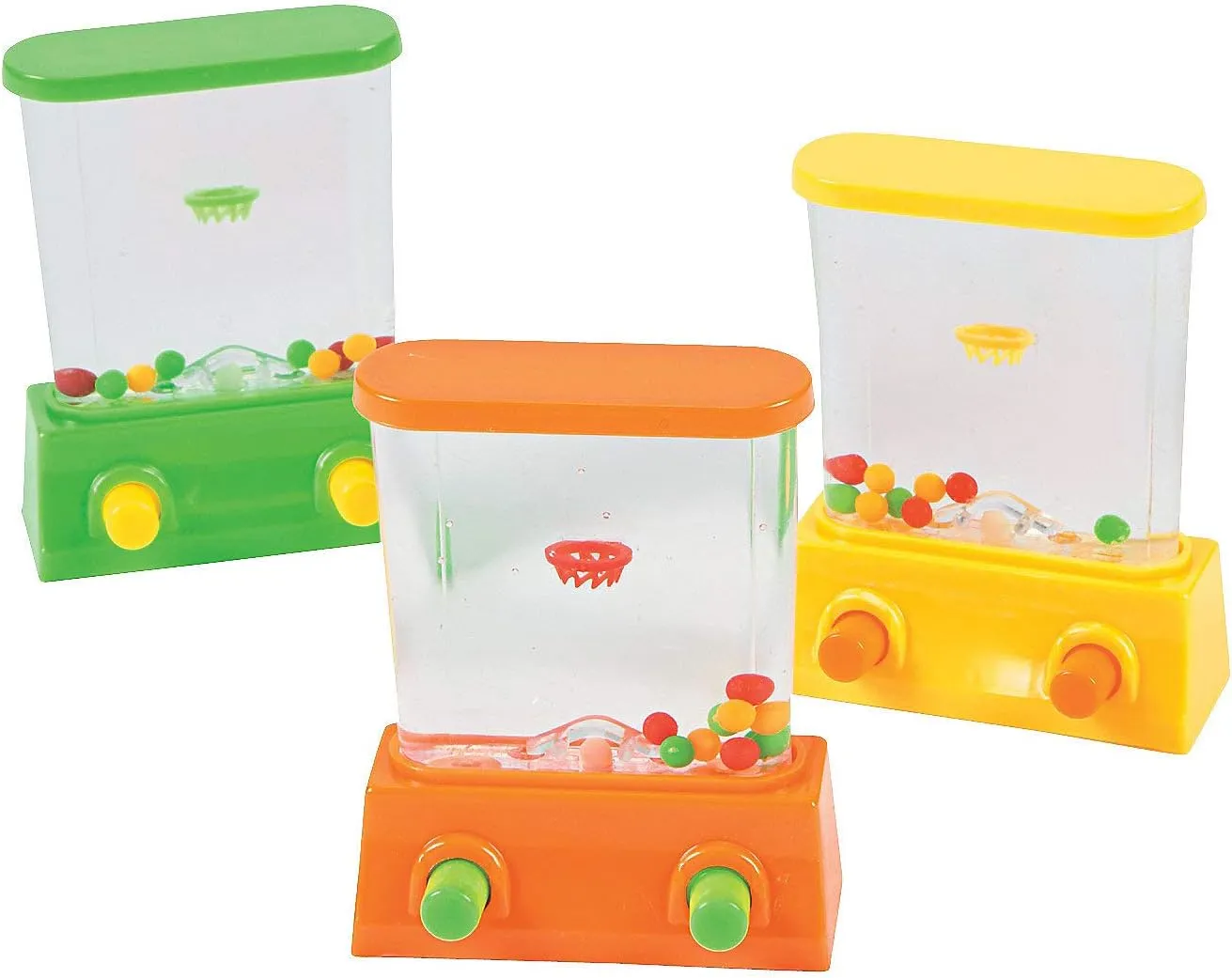 Mini Water Basketball Games - Set of 12 Handheld Toys - Fun Party Favor Toys | Camp | Birthday | Sleepover