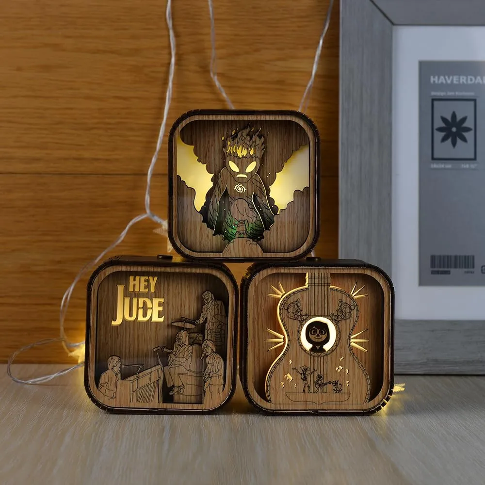 MissLiGarden Handmade Music Box, Vintage Wooden,Best Gifts for Wife Husband Girlfriend Boyfriend Girl Boy Son Daughter, Anniversary, Birthday, Valentine's Day (Hey Jude)