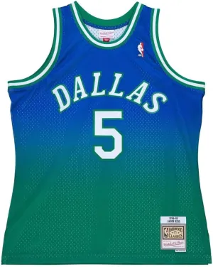 Mitchell & Ness Mens Fadeaway Swingman Crew Neck Athletic Tank Jersey 1994 Basketball Athletic - Blue, Green