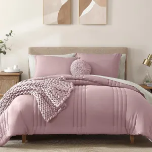 Monbix Queen Comforter Set - 7 Pieces Zephyr Bed in a Bag Queen Bedding Sets with Comforters, All Seasons Down Alternative Comforter Bed Set with Sheets,Pillowcases & Shams
