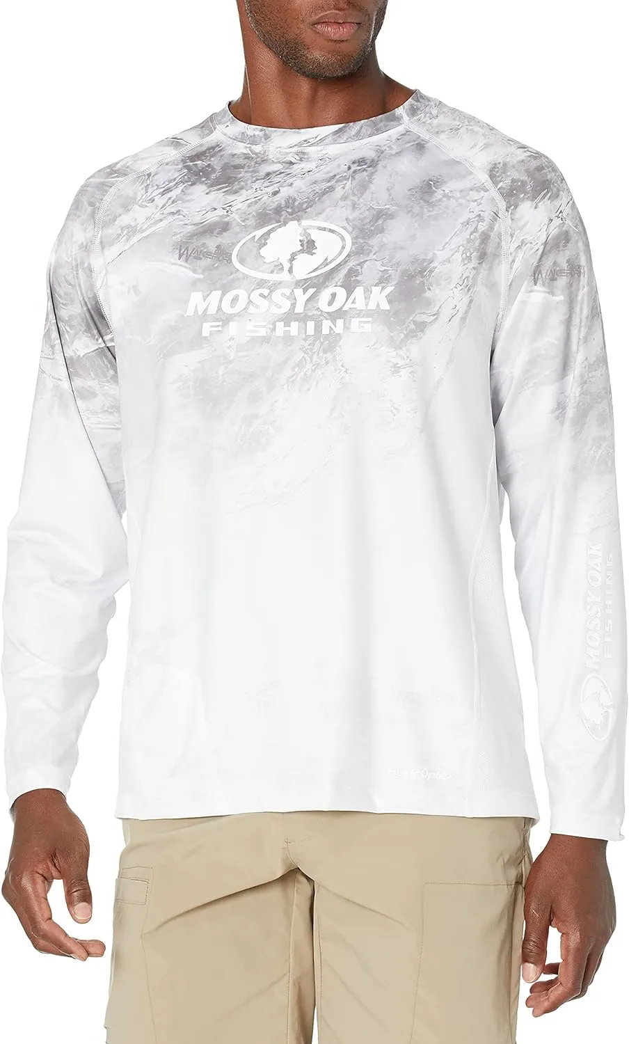 Mossy Oak Fishing Shirts for Men Long Sleeve with 40  UPF Sun Protection