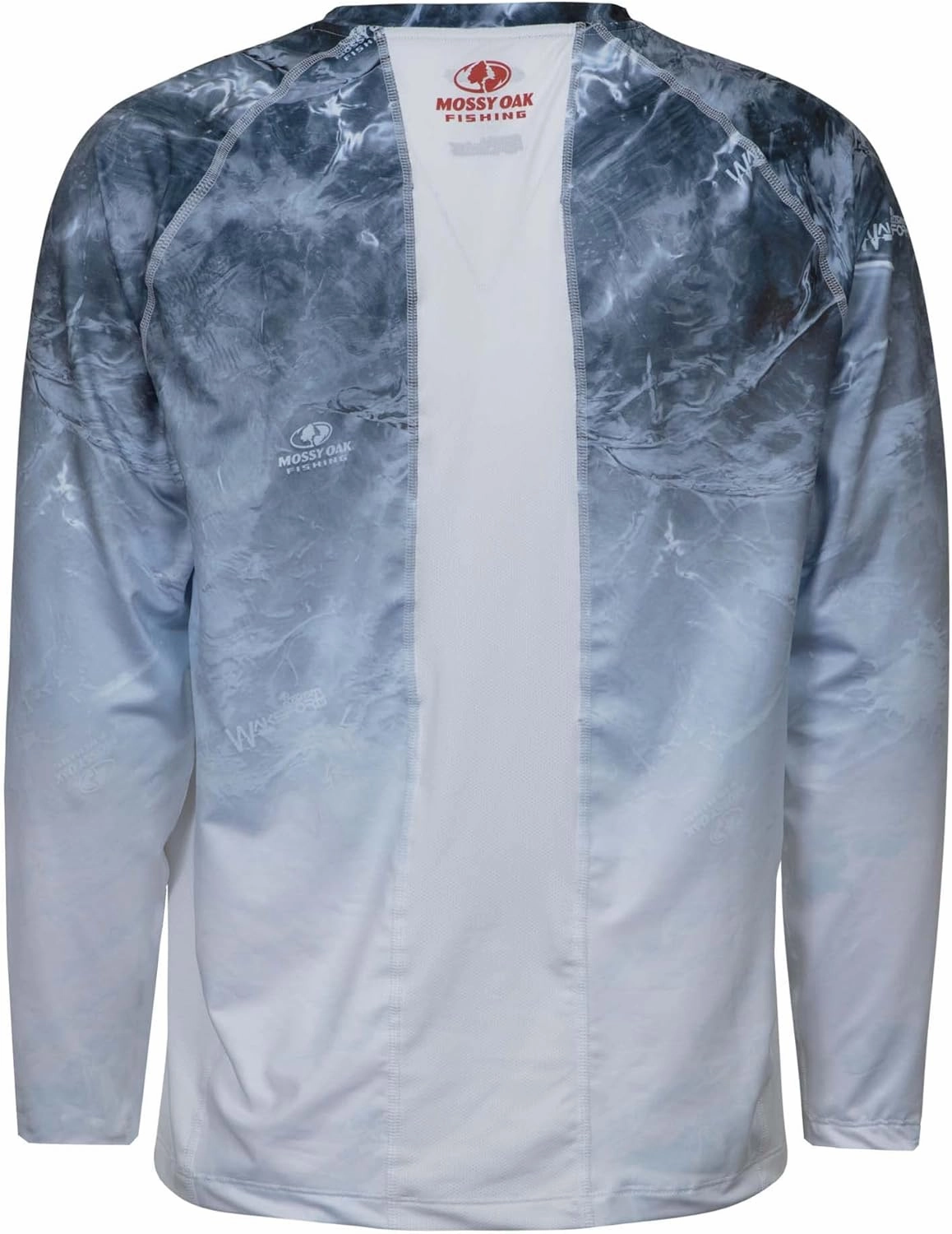 Mossy Oak Men's Patriotic Fishing Shirts Long Sleeve with Sun Protection