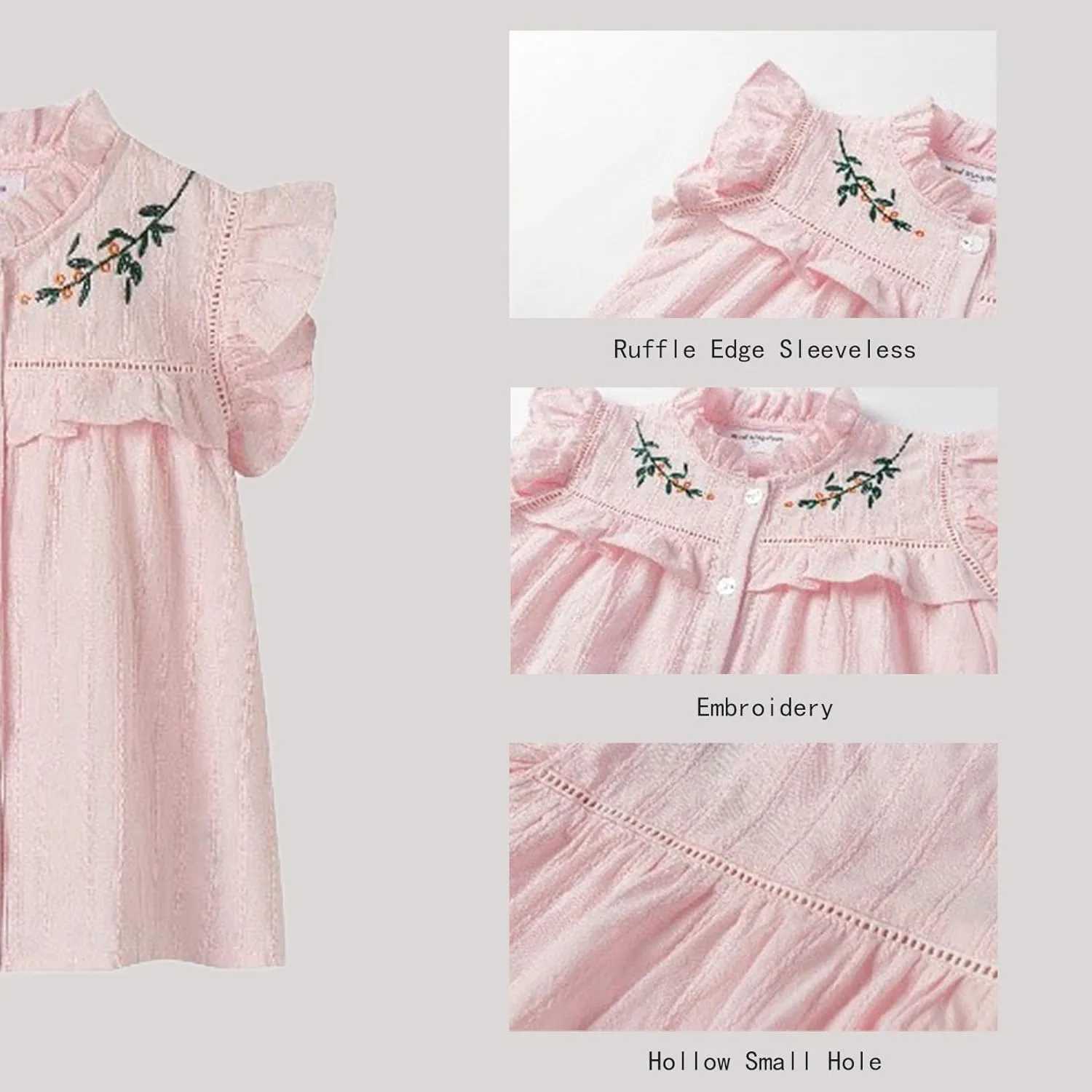 Mud Kingdom Beautiful Girl Skirt Set Floral Ruffle Sleeveless Summer Casual Clothing
