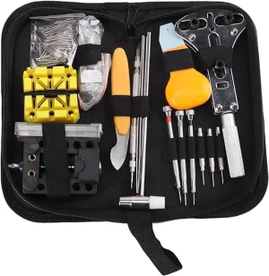 Multiuse Watch Battery Replacement Kits with Disassembly Needle Fixing Base and Essential Repair Tools for Repair Task