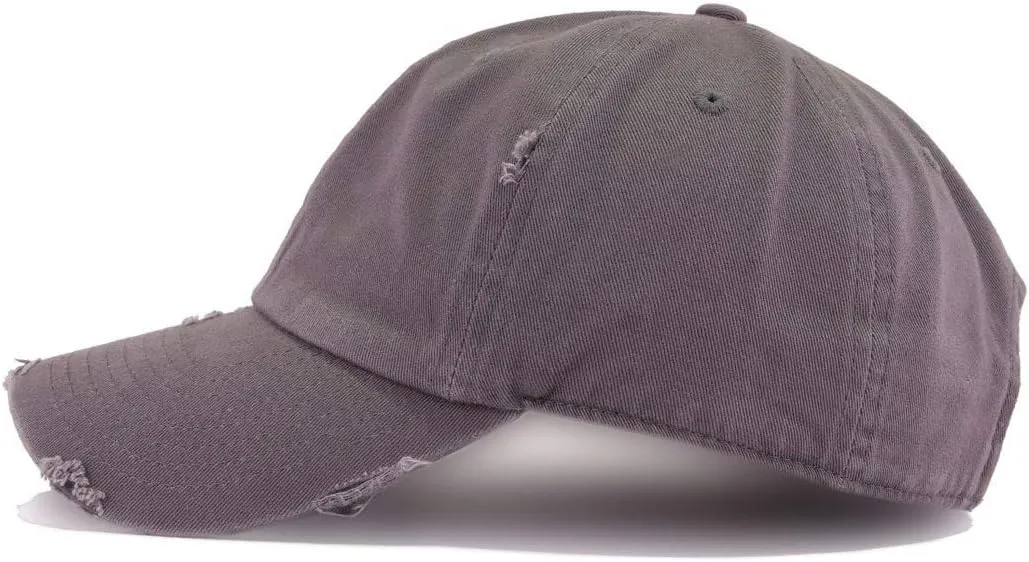Music Note Vintage Baseball Cap Embroidered Cotton Adjustable Distressed Dad Hat