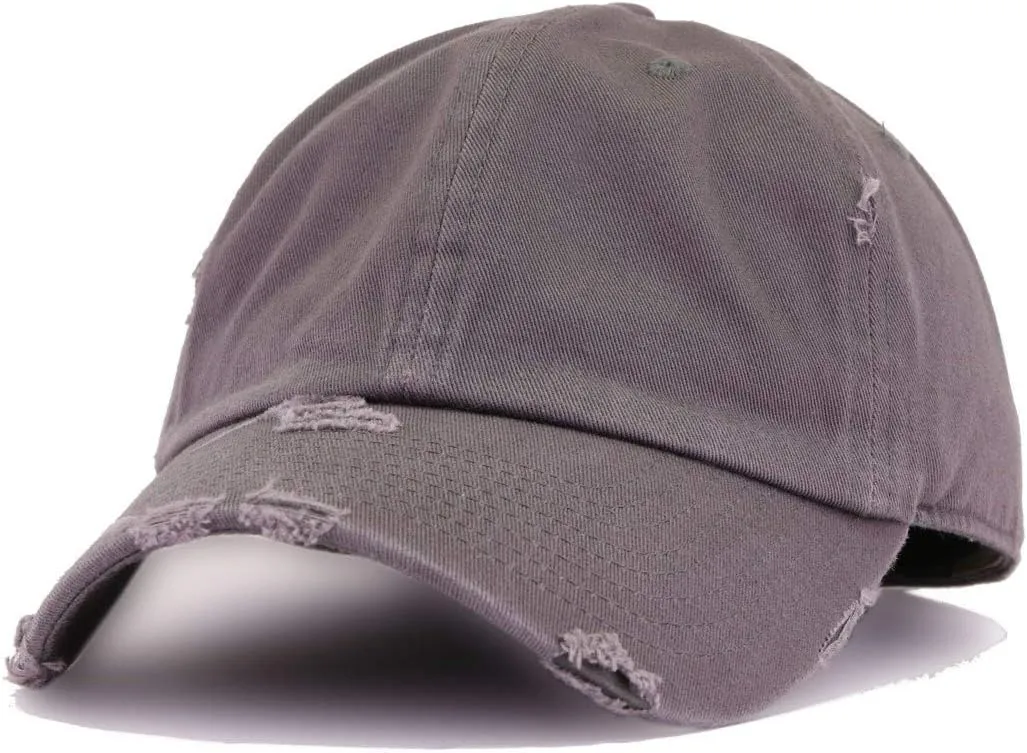 Music Note Vintage Baseball Cap Embroidered Cotton Adjustable Distressed Dad Hat