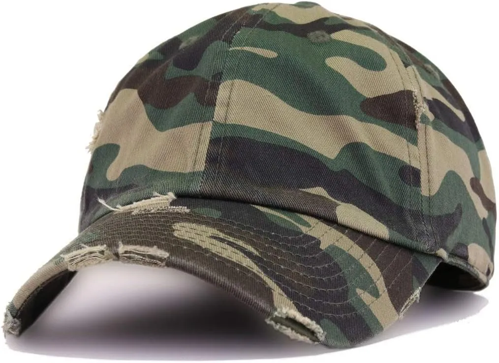 Music Note Vintage Baseball Cap Embroidered Cotton Adjustable Distressed Dad Hat