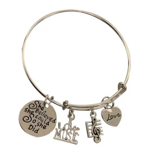 Music She Did Bangle Bracelet