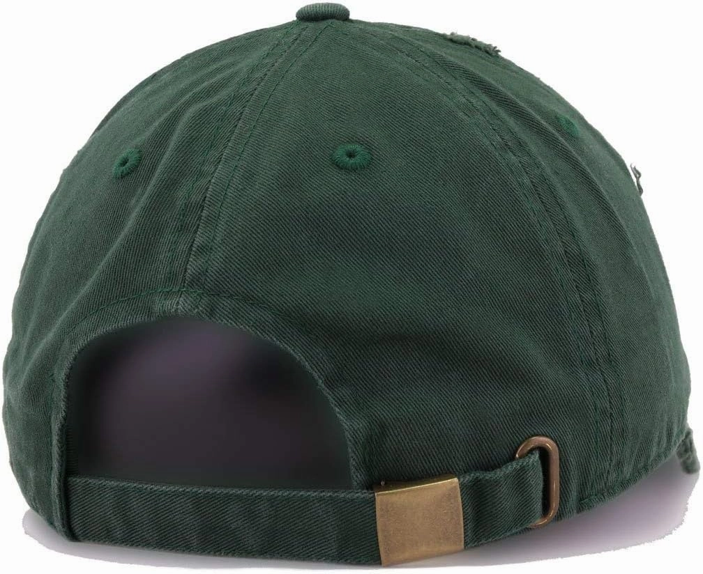 Music Note Vintage Baseball Cap Embroidered Cotton Adjustable Distressed Dad Hat