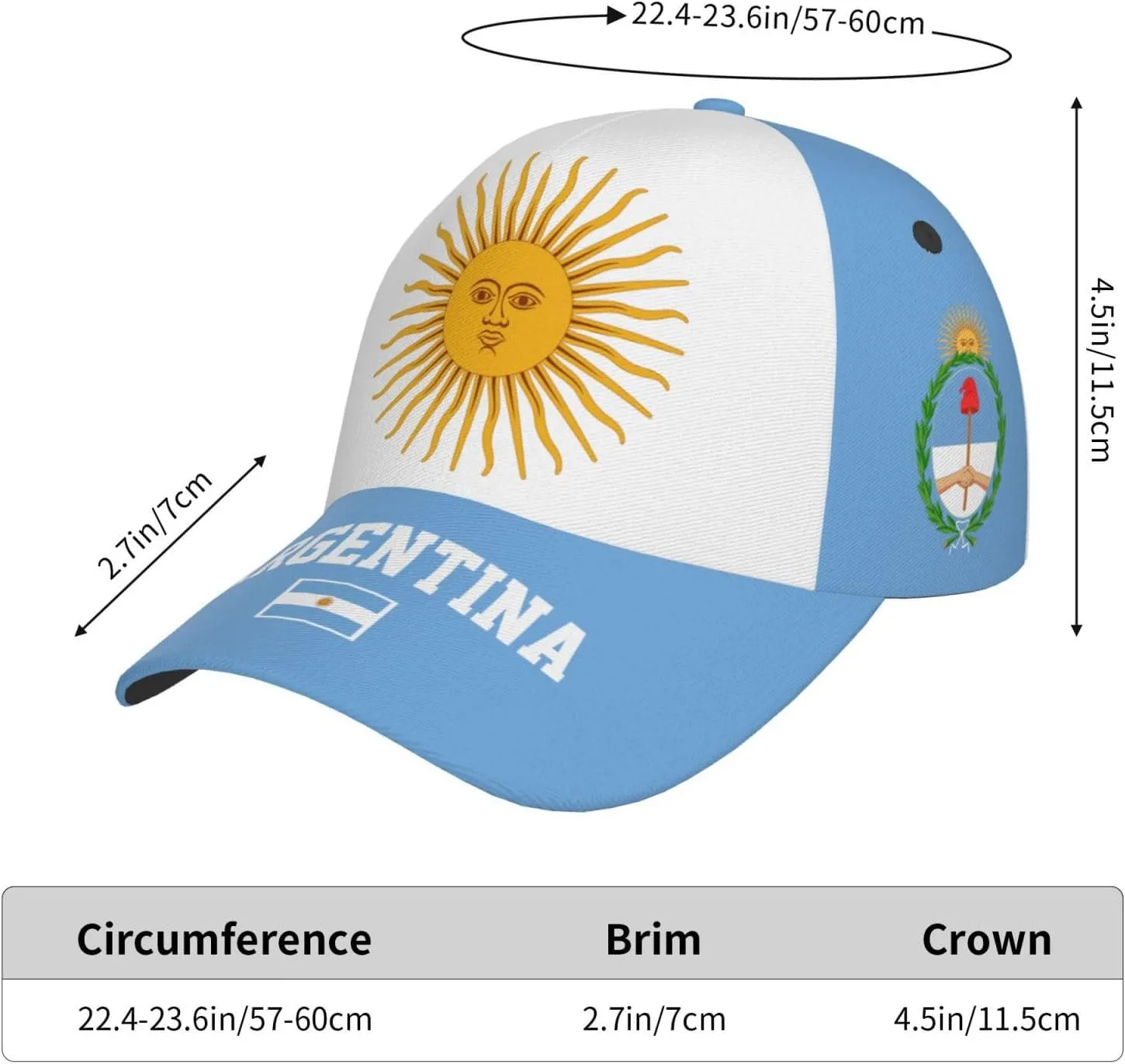 National Flags Baseball Cap for Men Women, Fashion Adjustable Sun Protection Visor Caps Trucker Hat Patriotic Caps