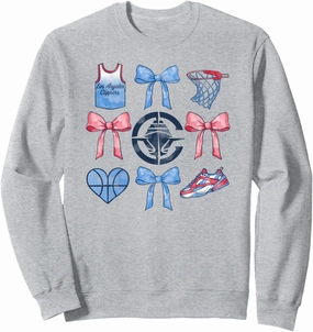 NBA Los Angeles Clippers Bow Grid Sweatshirt