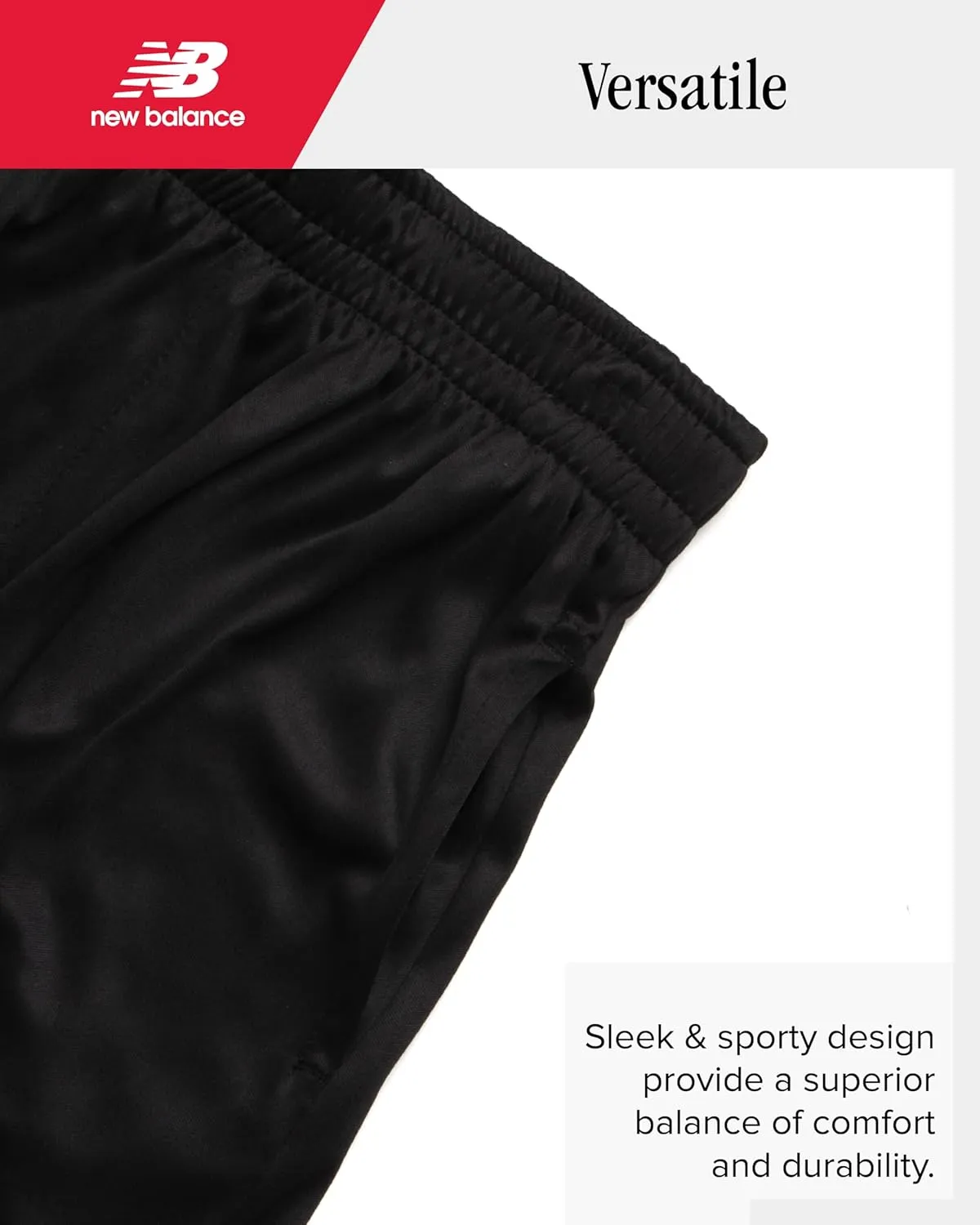 New Balance Boys Athletic Shorts - Moisture-Wicking Performance Mesh Active Shorts for Boys for Running and Sports (4-20)