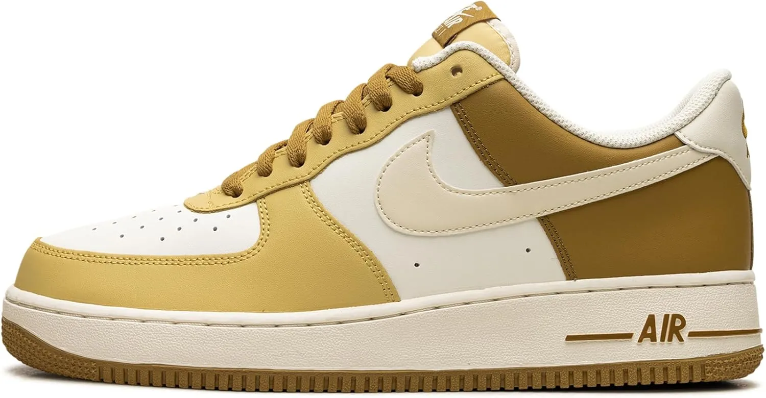 Nike Air Force 1 '07 Men's Shoes (FZ4034-716) (FZ4034-716, Bronzine/Saturn Gold/SAIL/Coconut Milk)