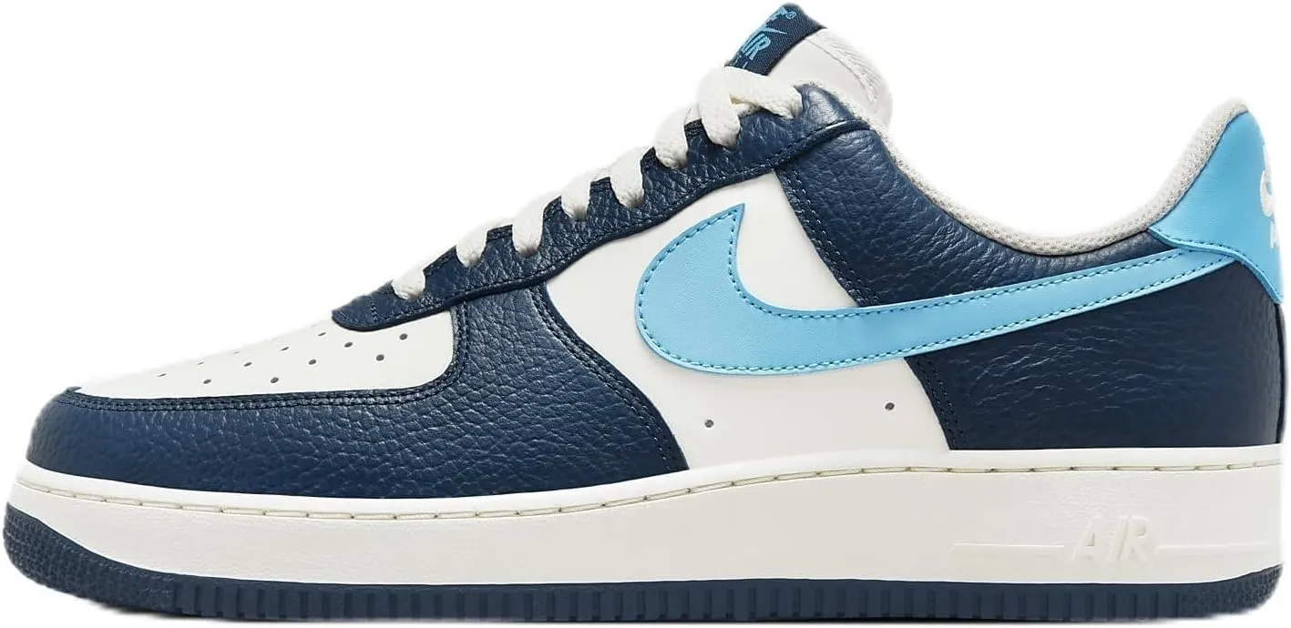 Nike Air Force 1 '07 Men's Shoes (HJ9291-478, Armory Navy/Sail/Pale Ivory/Baltic Blue) Size 11.5