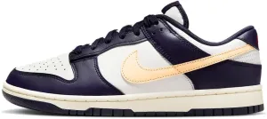 Nike Dunk Low Retro Men's Shoes (FV8106-181, Sail/Coconut Milk/Purple Ink/Melon Tint) Size 7.5