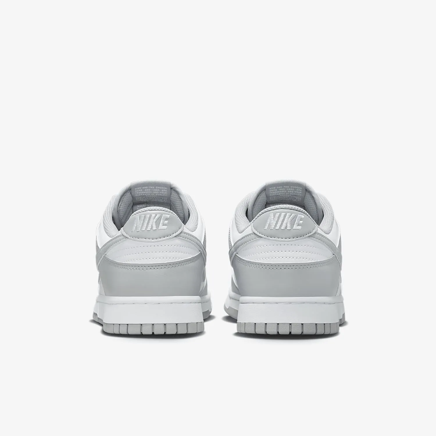 Nike Dunk Low Retro Men's Shoes (HF5441-105, White/White/Light Smoke Grey)