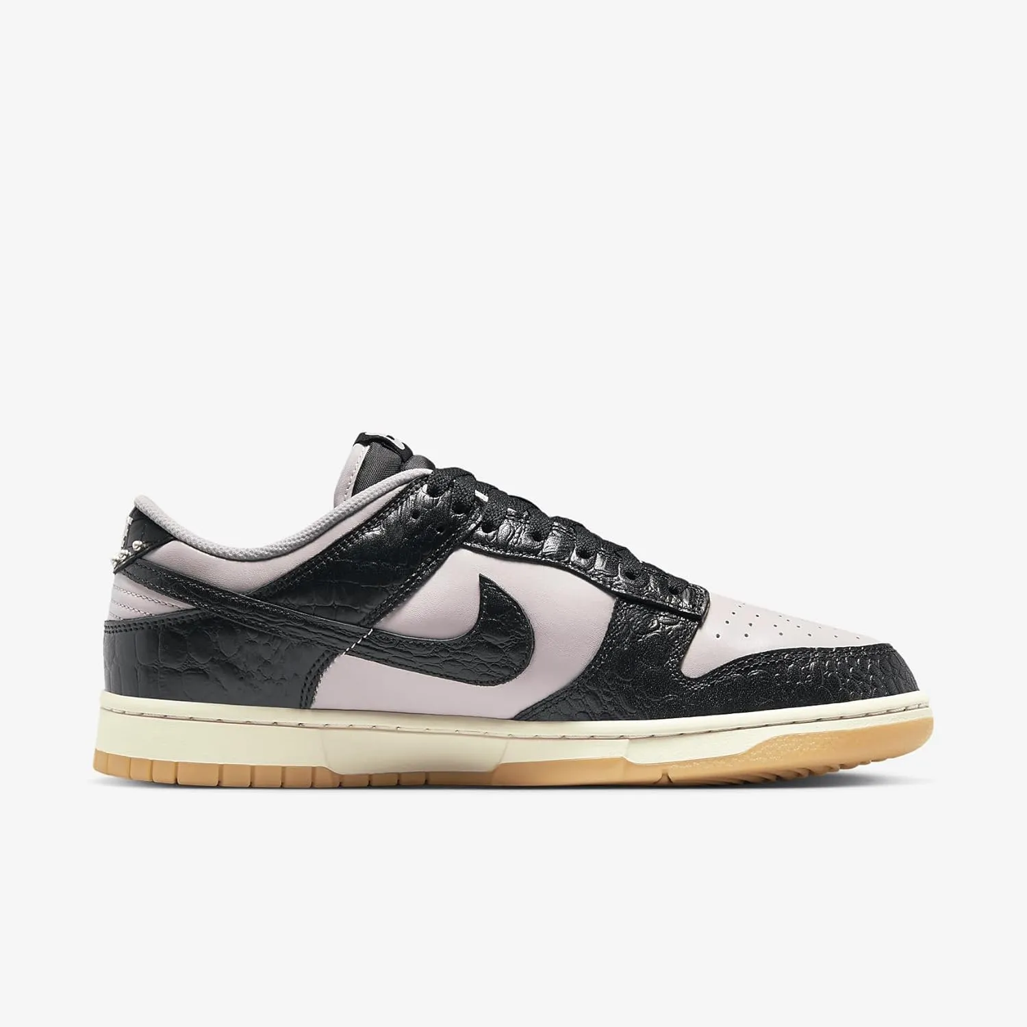 Nike Dunk Low Retro Men's Shoes (HF9191-001, Platinum Violet/Pink Foam/Coconut Milk/Black)