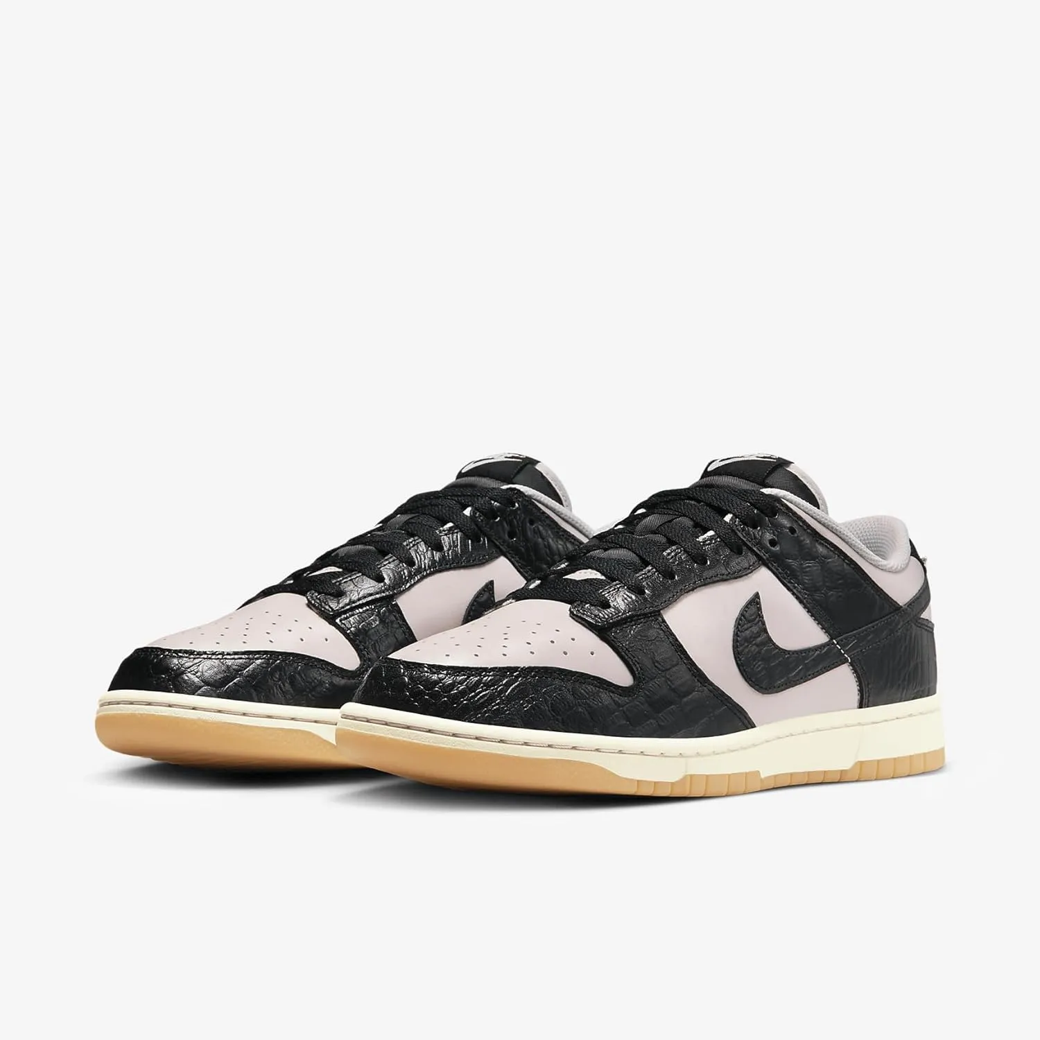 Nike Dunk Low Retro Men's Shoes (HF9191-001, Platinum Violet/Pink Foam/Coconut Milk/Black)
