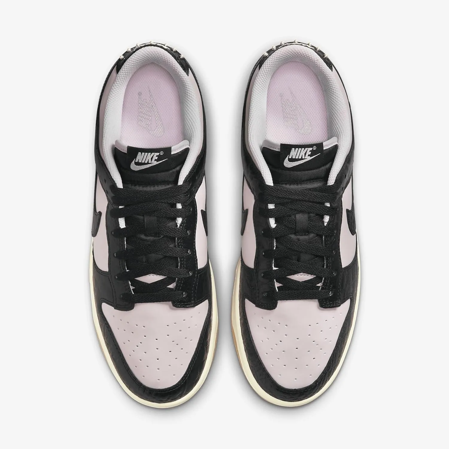Nike Dunk Low Retro Men's Shoes (HF9191-001, Platinum Violet/Pink Foam/Coconut Milk/Black)