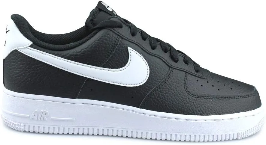 Nike Mens AIR Force 1 '07 Low (CT2302-002, Black/White)