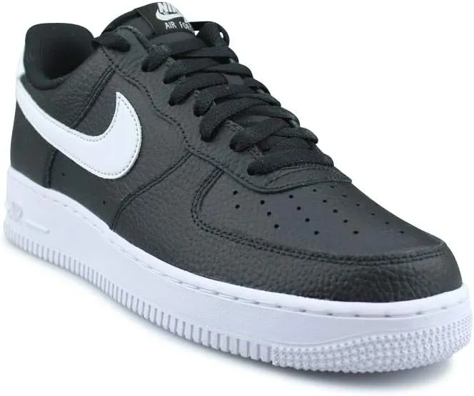 Nike Mens AIR Force 1 '07 Low (CT2302-002, Black/White)