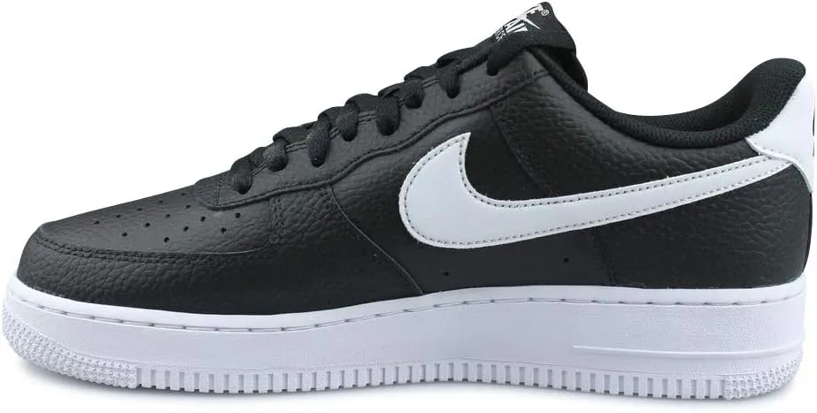 Nike Mens AIR Force 1 '07 Low (CT2302-002, Black/White)