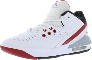 Nike Men's Basketball Shoe, White Black Varsity, 12