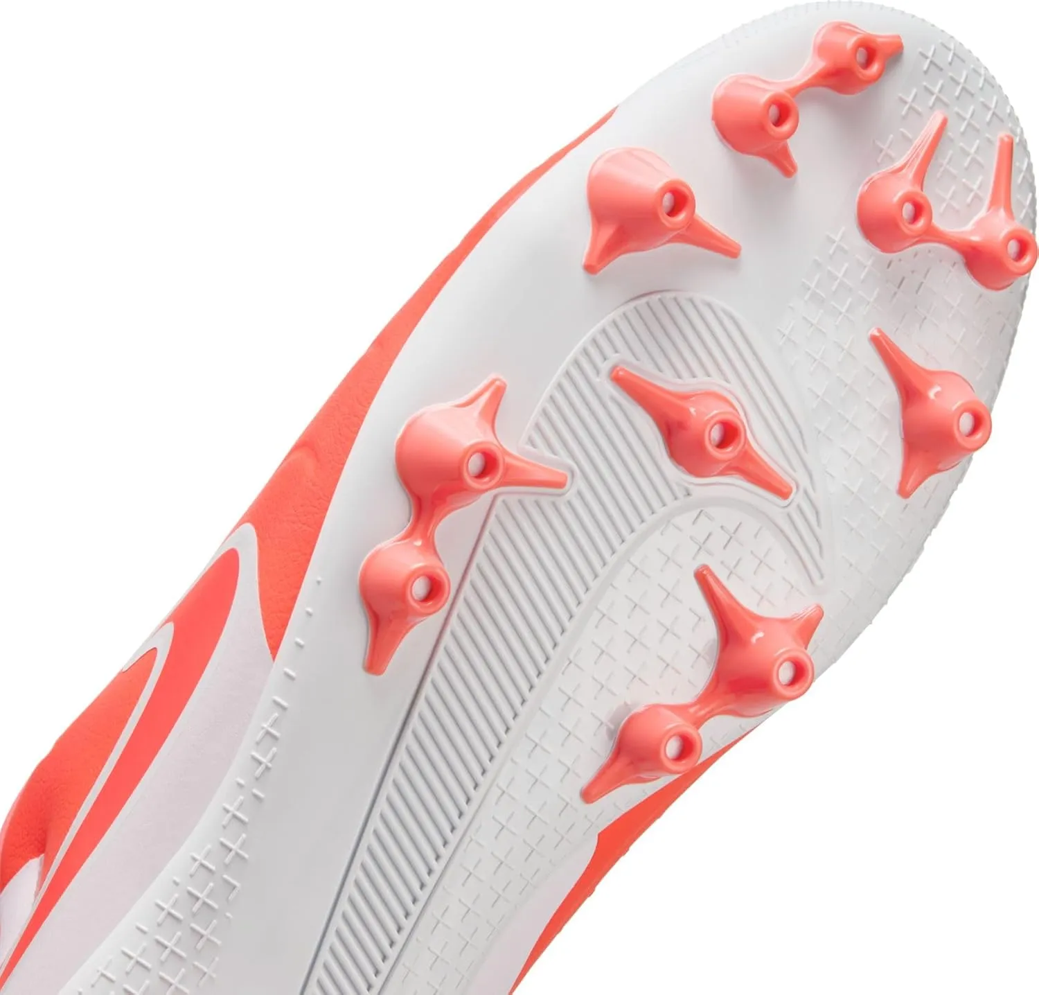 Nike Tiempo Legend 10 Academy Artificial-Grass Low-Top Soccer Cleats (DV4340-800, Hot Lava/White)