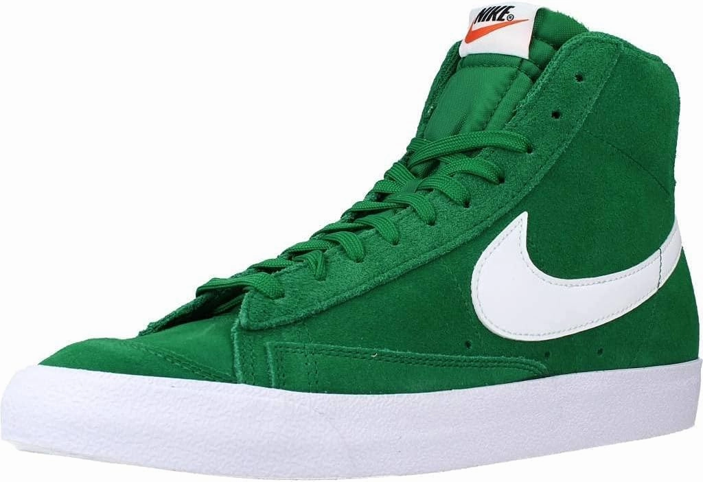 Nike Blazer Mid 77 Suede Basketball Shoes Green White CI1172 301 SZ 10.5