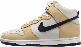 Nike Dunk High Premium Women's Shoes (DX2044-101, SAIL/Sesame/Obsidian) Size 9