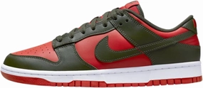 Nike Dunk Low Men Mystic Red/Cargo Khaki DV0833 600 - Size 8