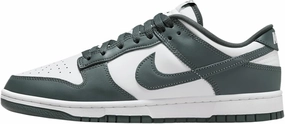 Nike Dunk Low Retro Men's Shoes (DV0833-111, White/White/Vintage Green) Size 8