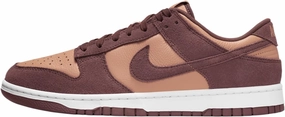 Nike Dunk Low Retro Men's Shoes (FQ8249-200, Amber Brown/White/Dark Pony) Size 9