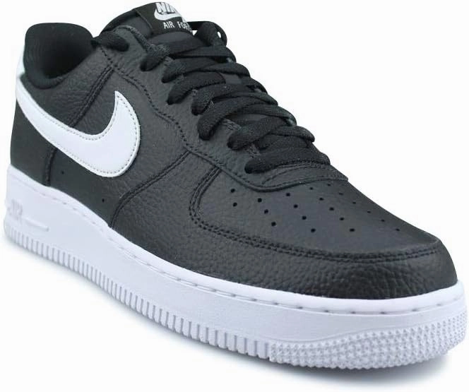 Nike Mens AIR Force 1 '07 Low (CT2302-002, Black/White)