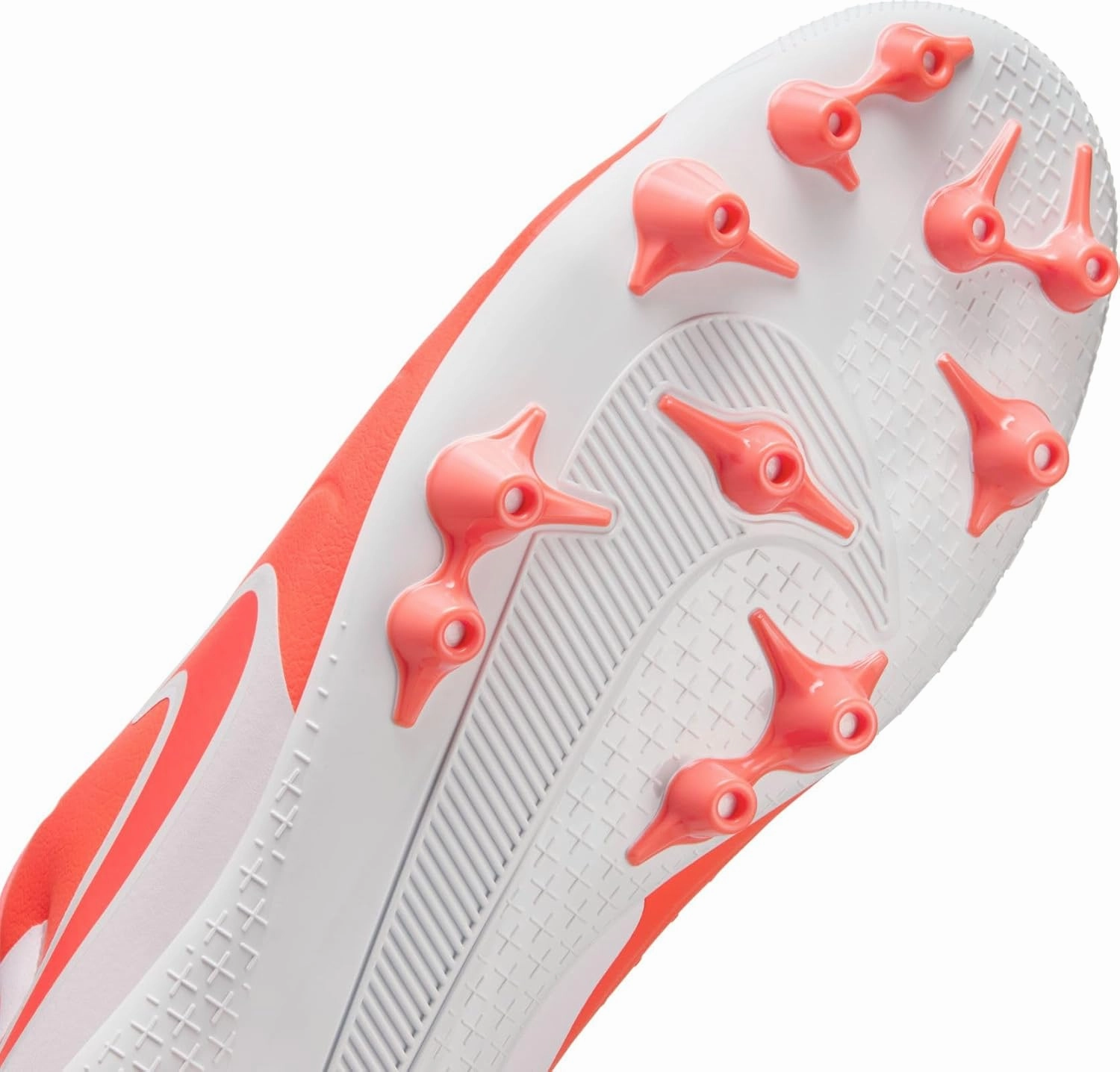 Nike Tiempo Legend 10 Academy Artificial-Grass Low-Top Soccer Cleats (DV4340-800, Hot Lava/White)