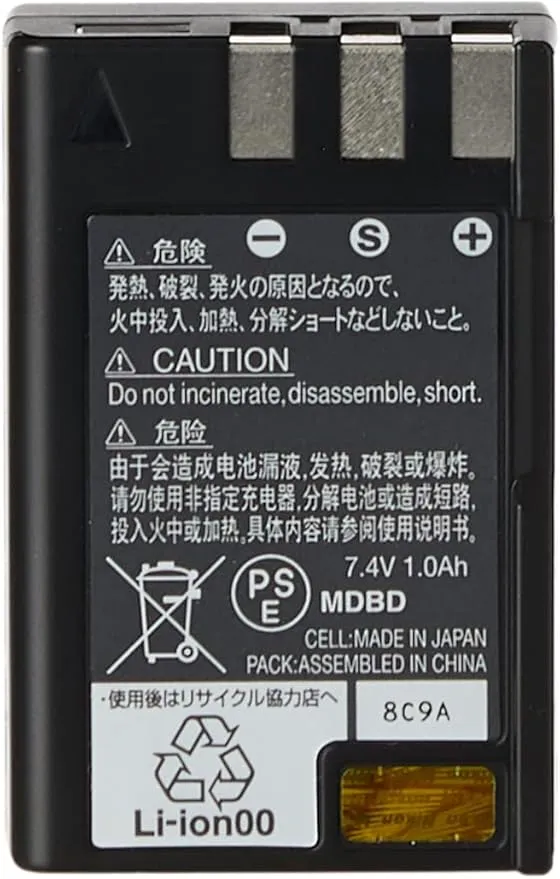 Nikon EN-EL9 Lithium-ion Rechargeable Camera Replacement Battery