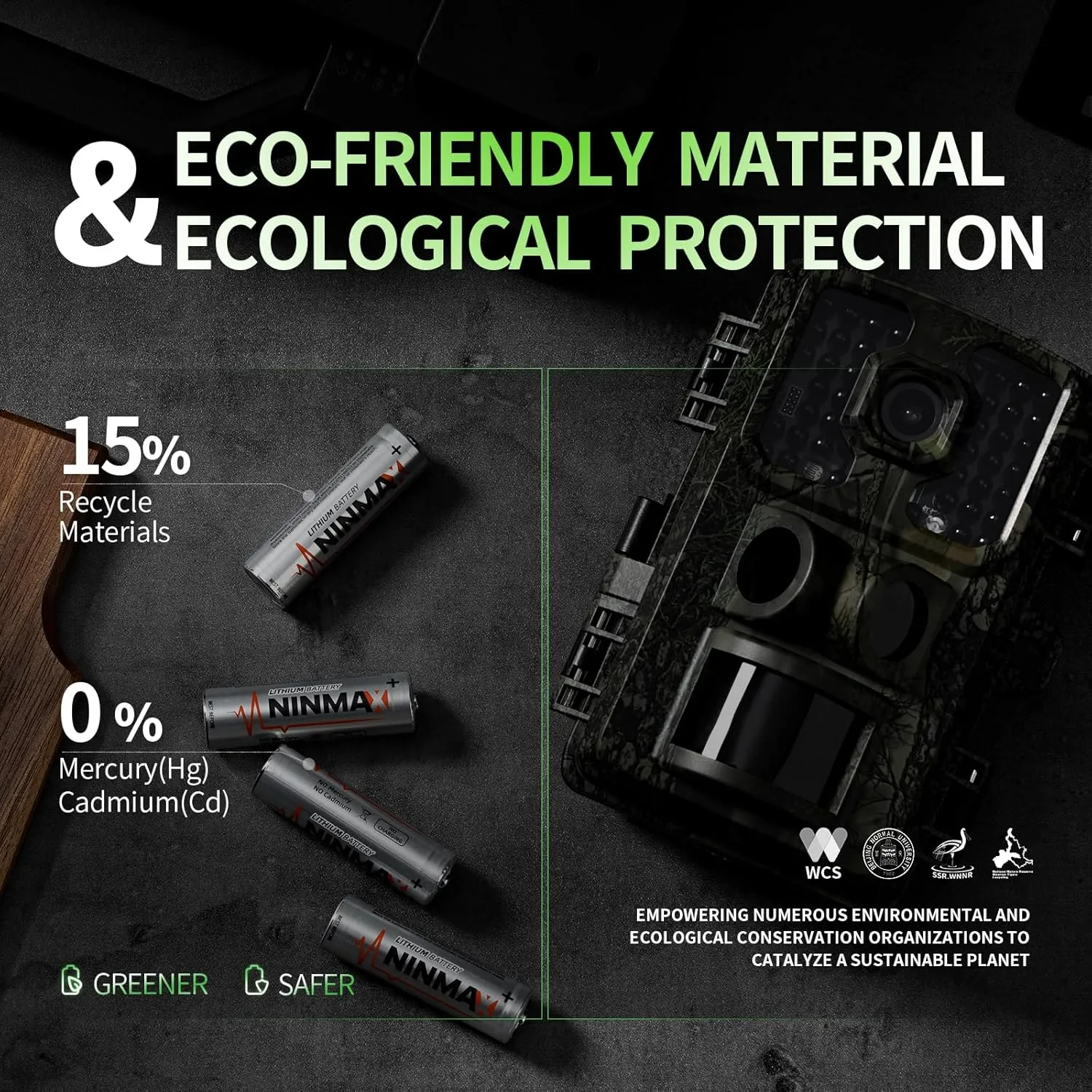 NINMAX® Lithium AA Batteries 24 Pack, 3500mAh 1.5V Longest Lasting Double A Battery for High-Tech Devices【Non-Rechargeable】
