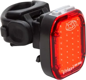 NiteRider Vmax  150 Lumens USB Rechargeable Bike Tail Light Powerful Daylight Visible Bicycle LED Rear Light Easy to Install Road Mountain City Commuting Adventure Cycling Safety Flash