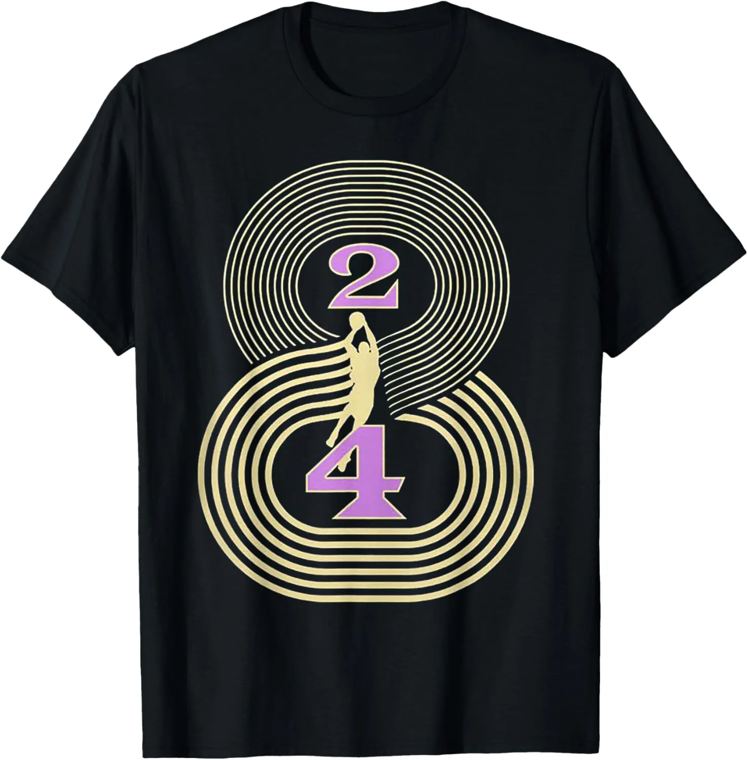 Number 8 and 24 Basketball Sport Memorial T-Shirt