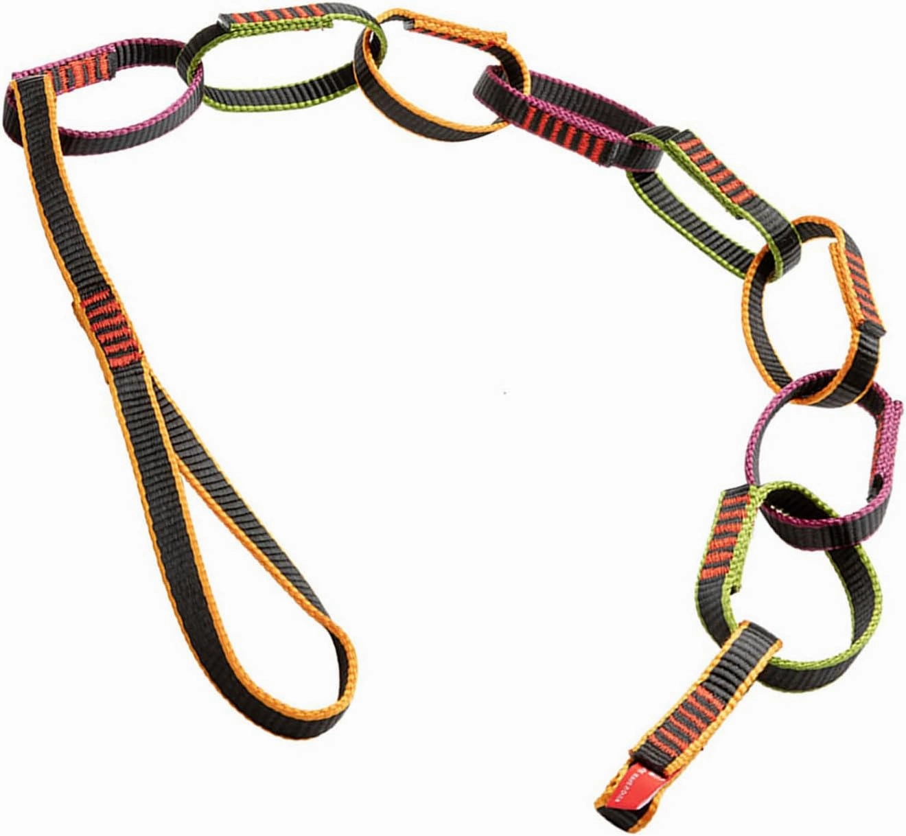 Nylon Webbing Slings Safe Chain Light Weight Nylon Outdoor Climbing Chain Rope Downhill Forming Rings Slings Chain Rope